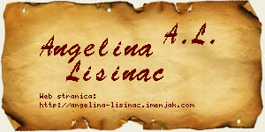 Angelina Lisinac vizit kartica